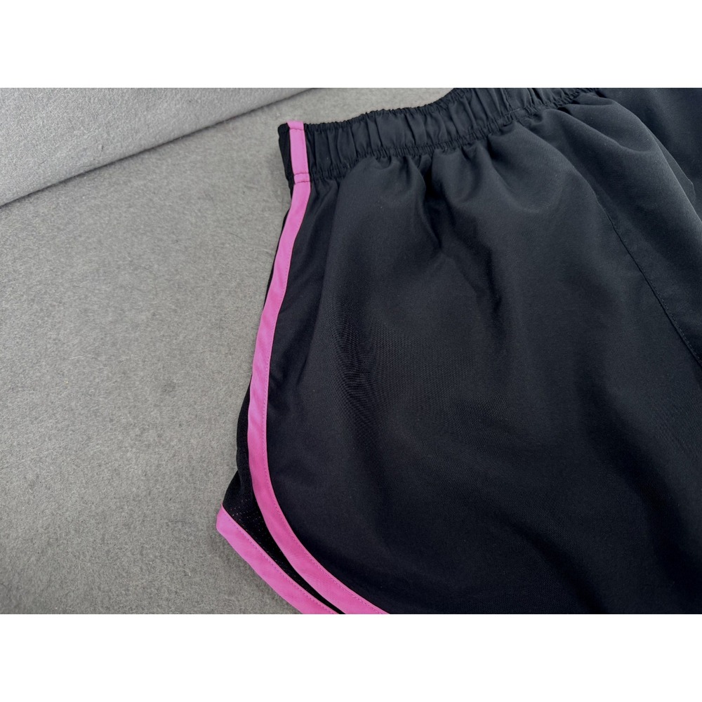 Nike Tempo Running Shorts Womens Size XS Dri-FIT Pink Black Brief-Lined Active - Picture 7 of 13